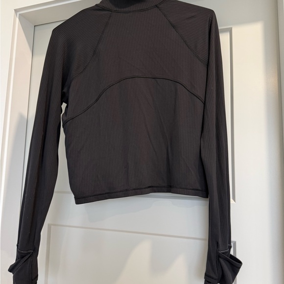 Lululemon It’s Rulu Ribbed Cropped Half Zip - Picture 2 of 3